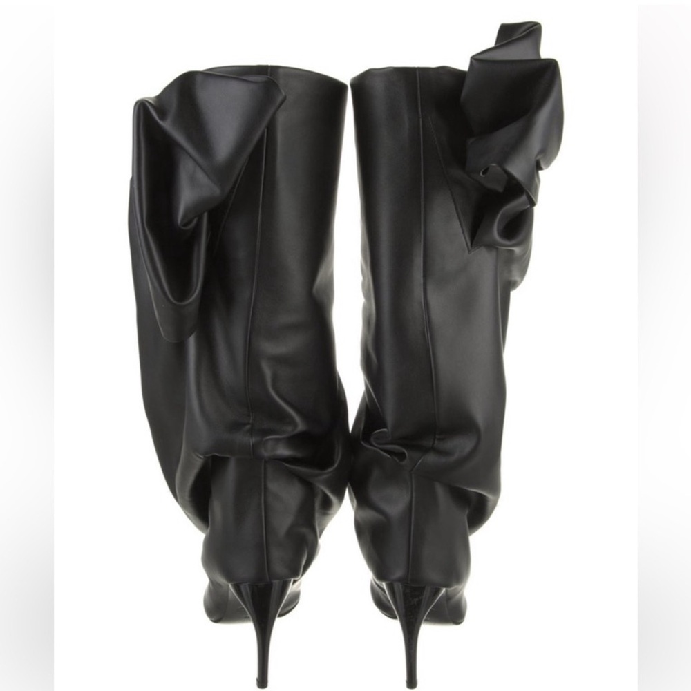 Alexander McQueen Black Heeled Boots - Picture 4 of 4